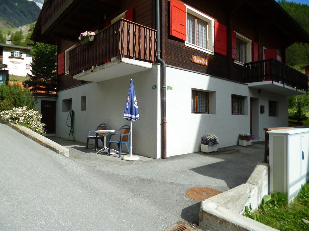 Ferienwohnung Allalinblick Saas Fee Exterior foto