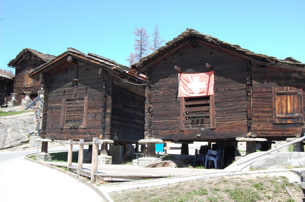 Ferienwohnung Allalinblick Saas Fee Exterior foto